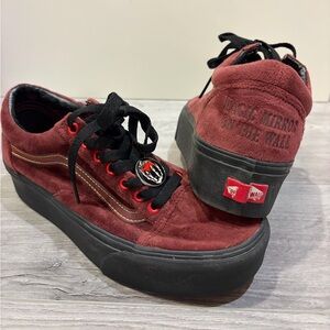 Disney x Vans Old Skool Stackform 'Poison Apple' Platform Sneakers size 9
